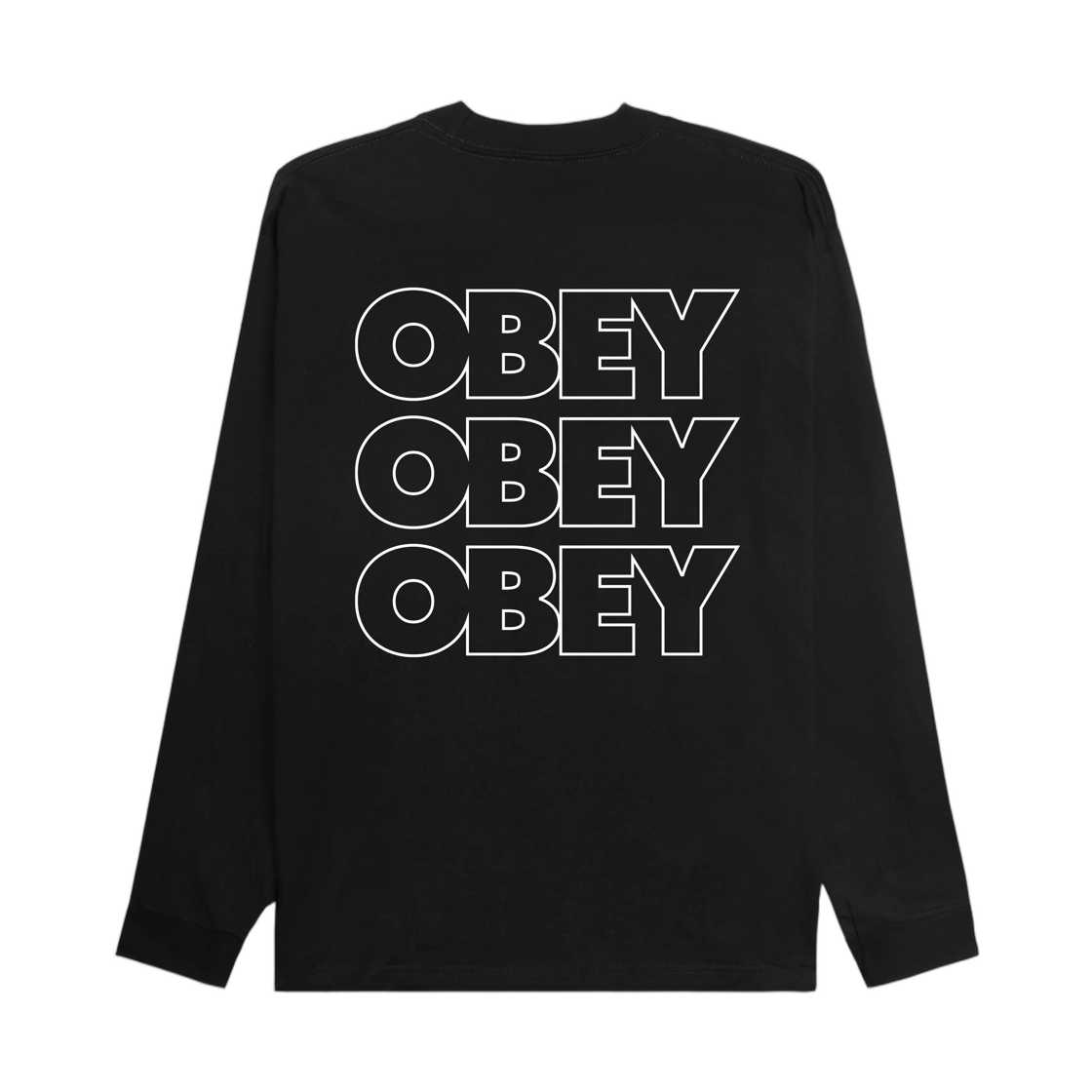 163554454 Obey Treble Classic Ls T-Shirt Black
