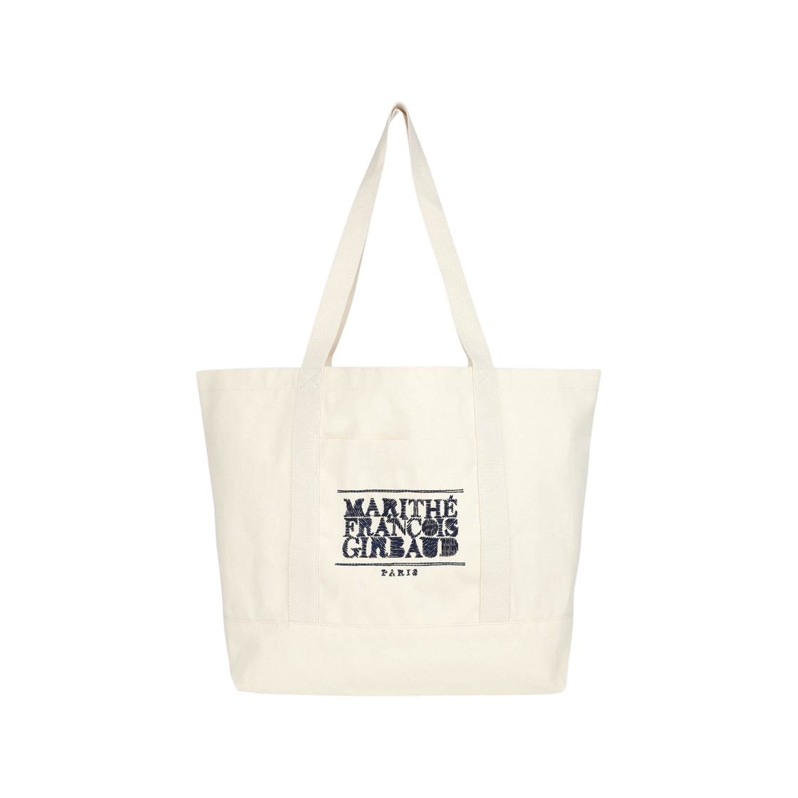 마리떼 프랑소와 저버 드로잉 클래식 로고 빅 에코백 내츄럴(Marithe Francois Girbaud Drawing Classic Logo Big Eco Bag Natural)