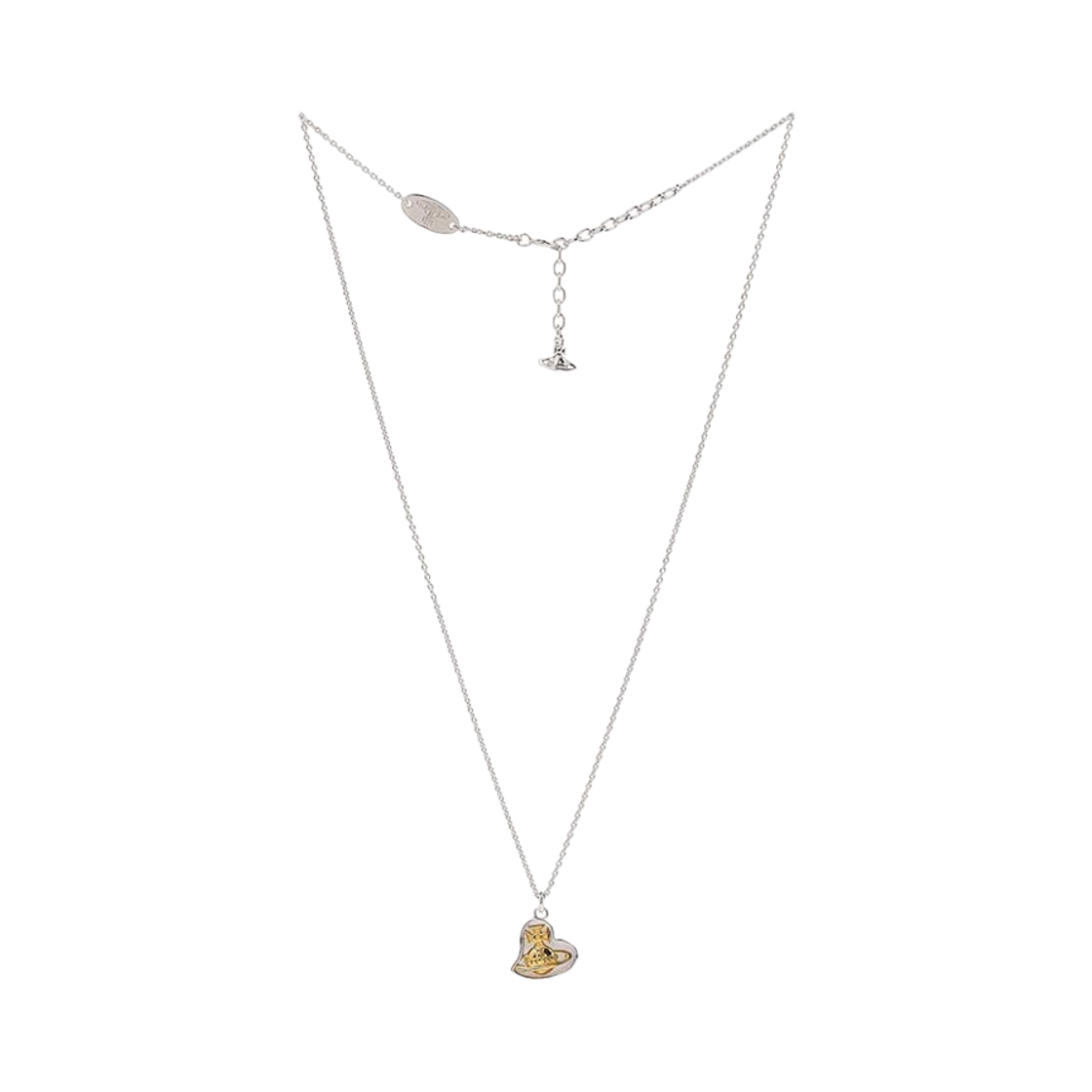 630203I5-01P005 Vivienne Westwood Faye Heart Pendant Necklace Gold