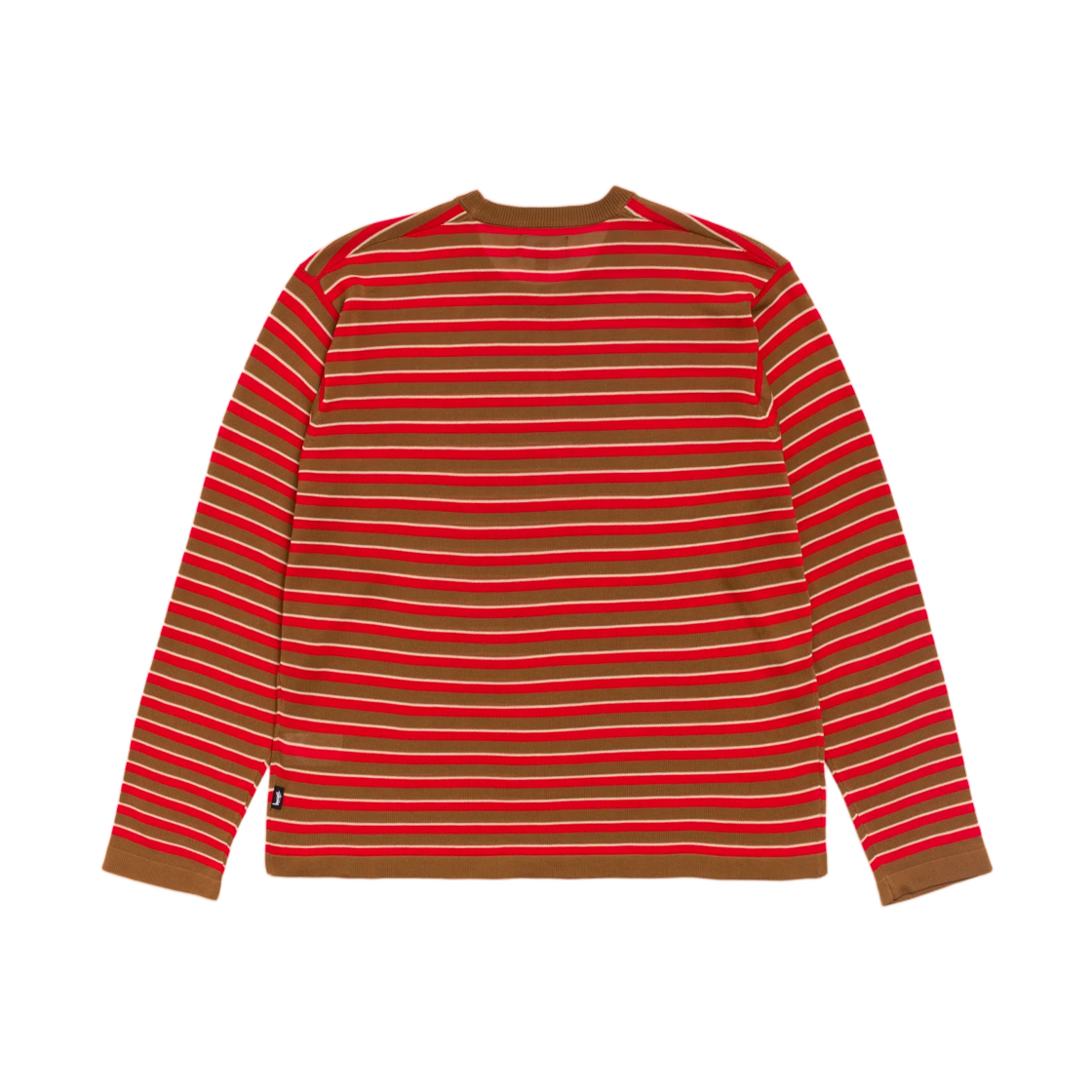 스투시 라이트웨이트 스트라이프 스웨터 레드(Stussy Lightweight Stripe Sweater Red) - 2