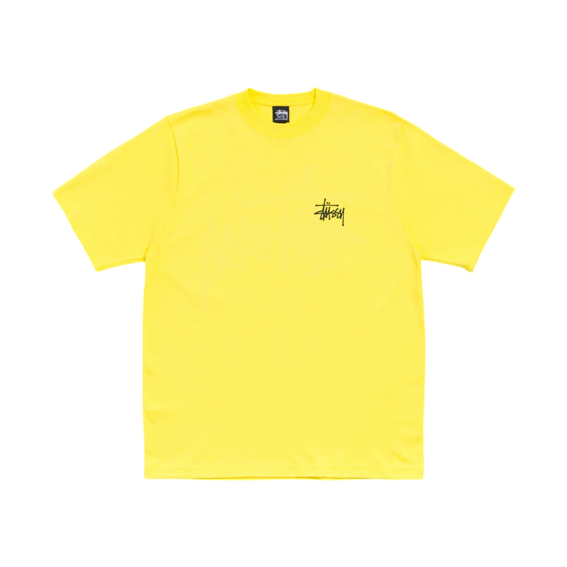 스투시 베이직 스투시 티셔츠 레몬(Stussy Basic Stussy T-Shirt Lemon) - 2