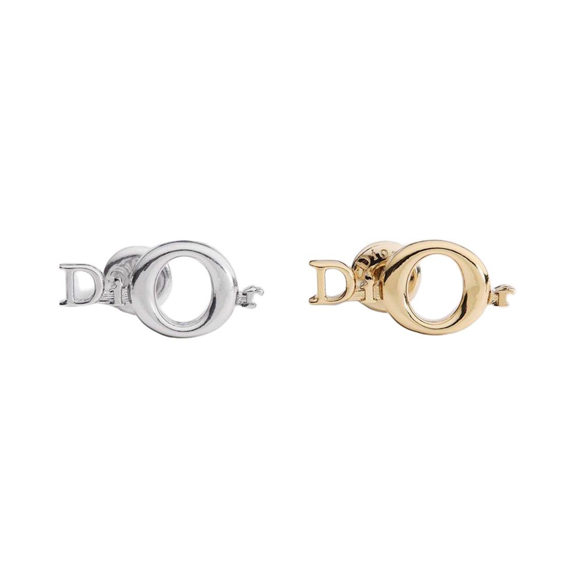 E4901HOMMT-D336 Dior Earrings Silver Finish Brass & Gold Finish Brass Silver Gold