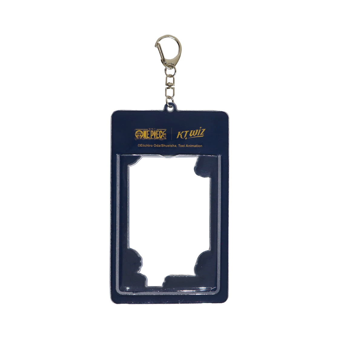 KT 위즈 x 원피스 카드 홀더 키링 네이비(KT Wiz x One Piece Card Holder Keyring Navy) - 2