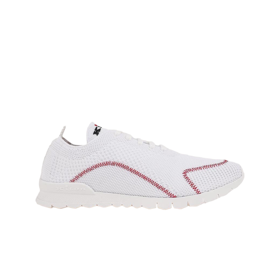 키톤 코튼 핏 스니커즈 화이트(Kiton Cotton Fit Sneakers White) - 1