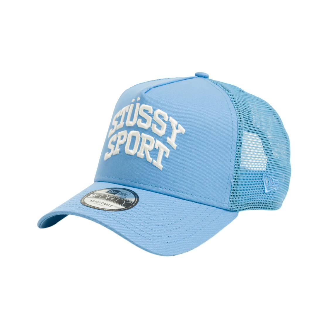 스투시 뉴에라 9Forty 스포츠 트러커 스카이 블루(Stussy New Era 9Forty Sport Trucker Sky Blue) - 2