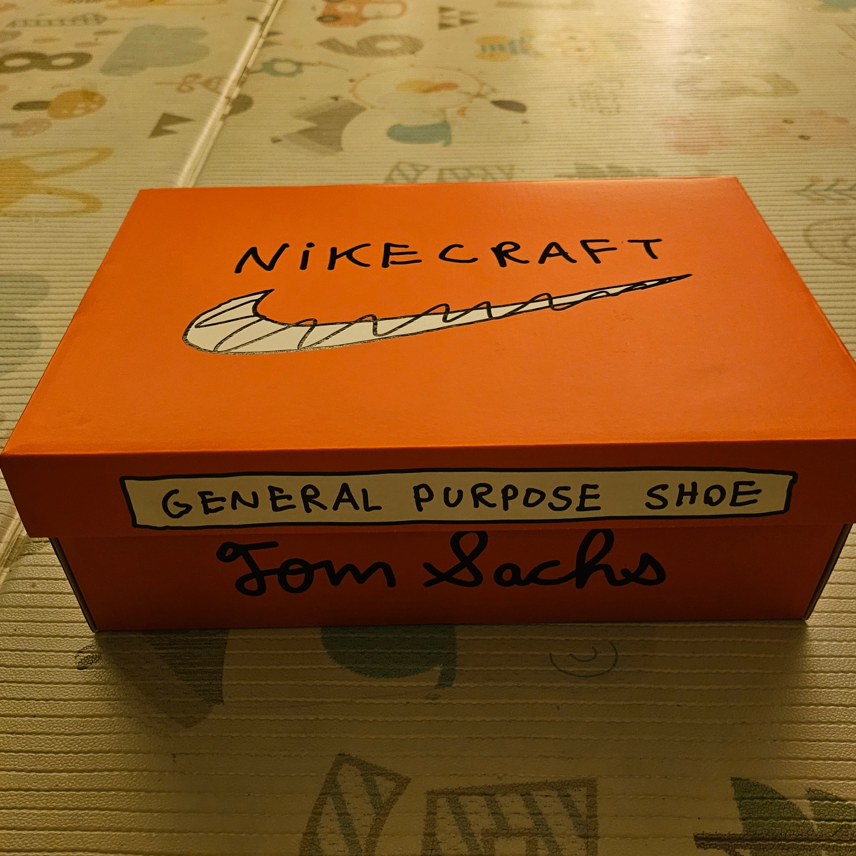 Nike x Tom Sachs General Purpose Shoe Grey Yellow 착용 스타일 - 5
