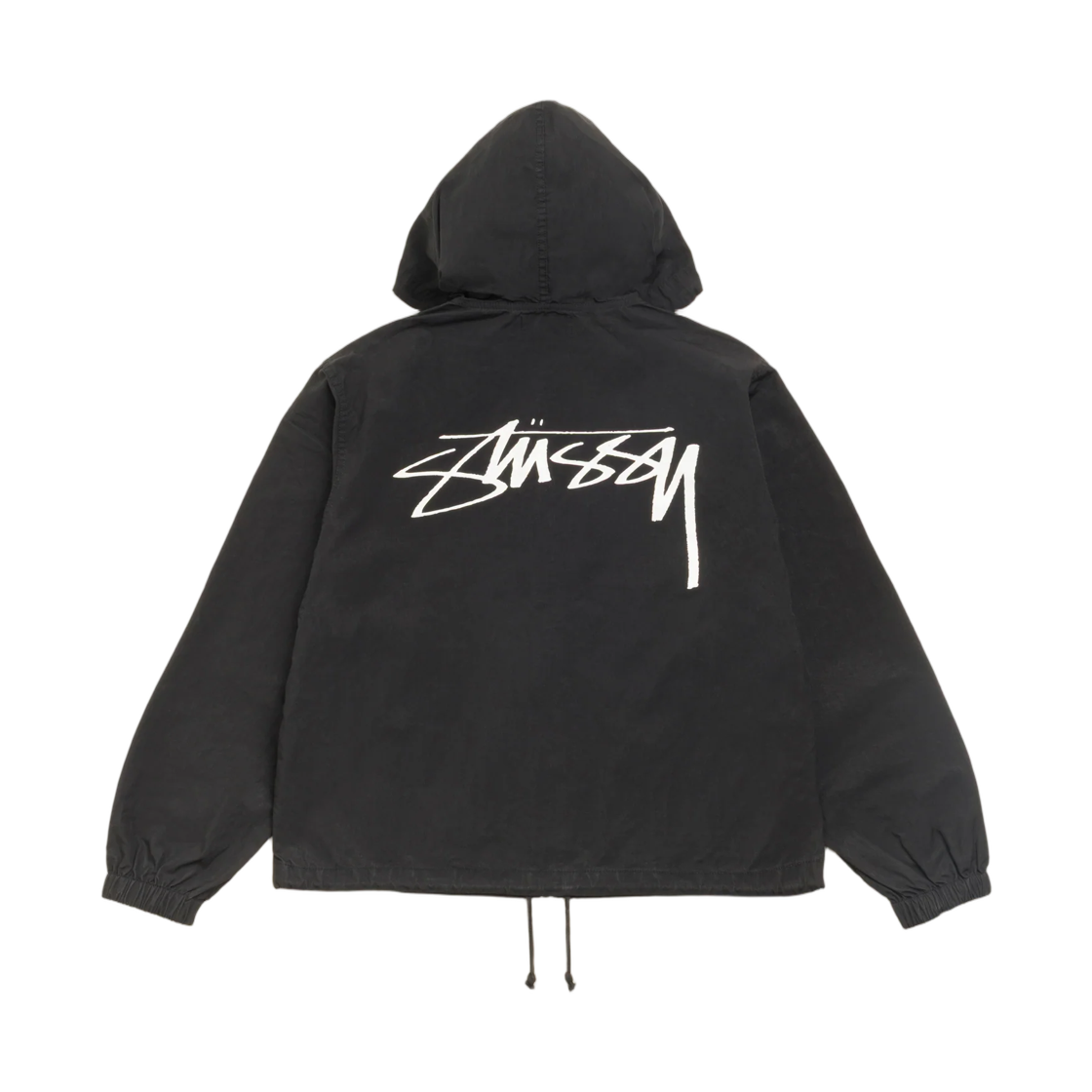 115951 Stussy Waxed Cotton Beach Shell Black