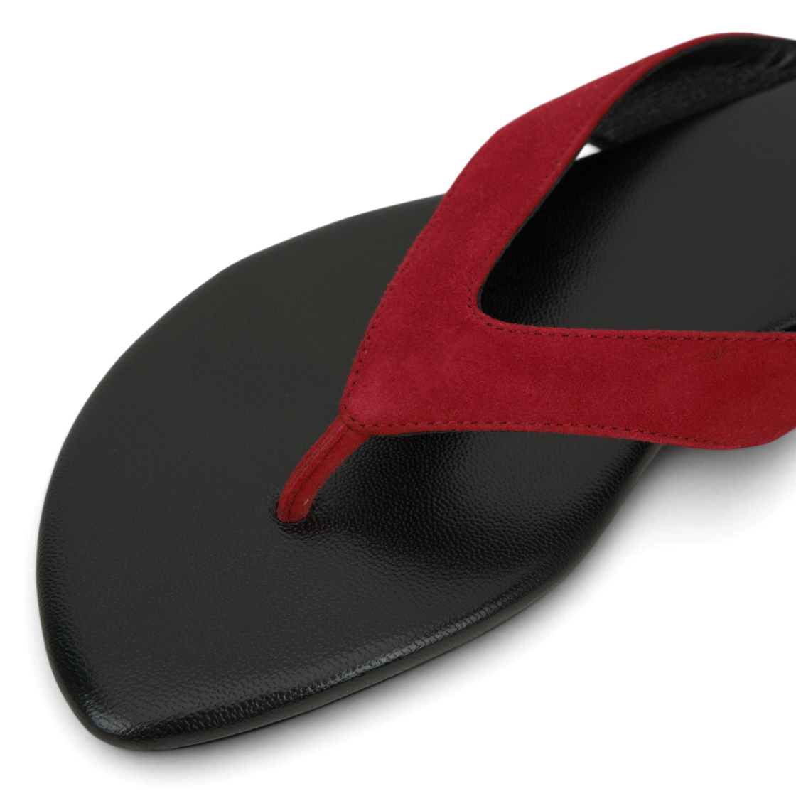 (W) 자라 레더 플랫 샌들 레드((W) Zara Leather Flat Sandal Red) - 7