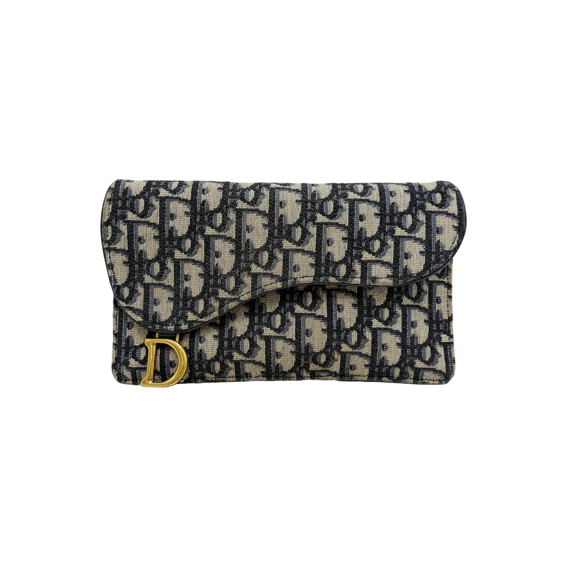 디올 오블리크 새들 지퍼 장지갑(Dior Oblique Saddle Zip Wallet)