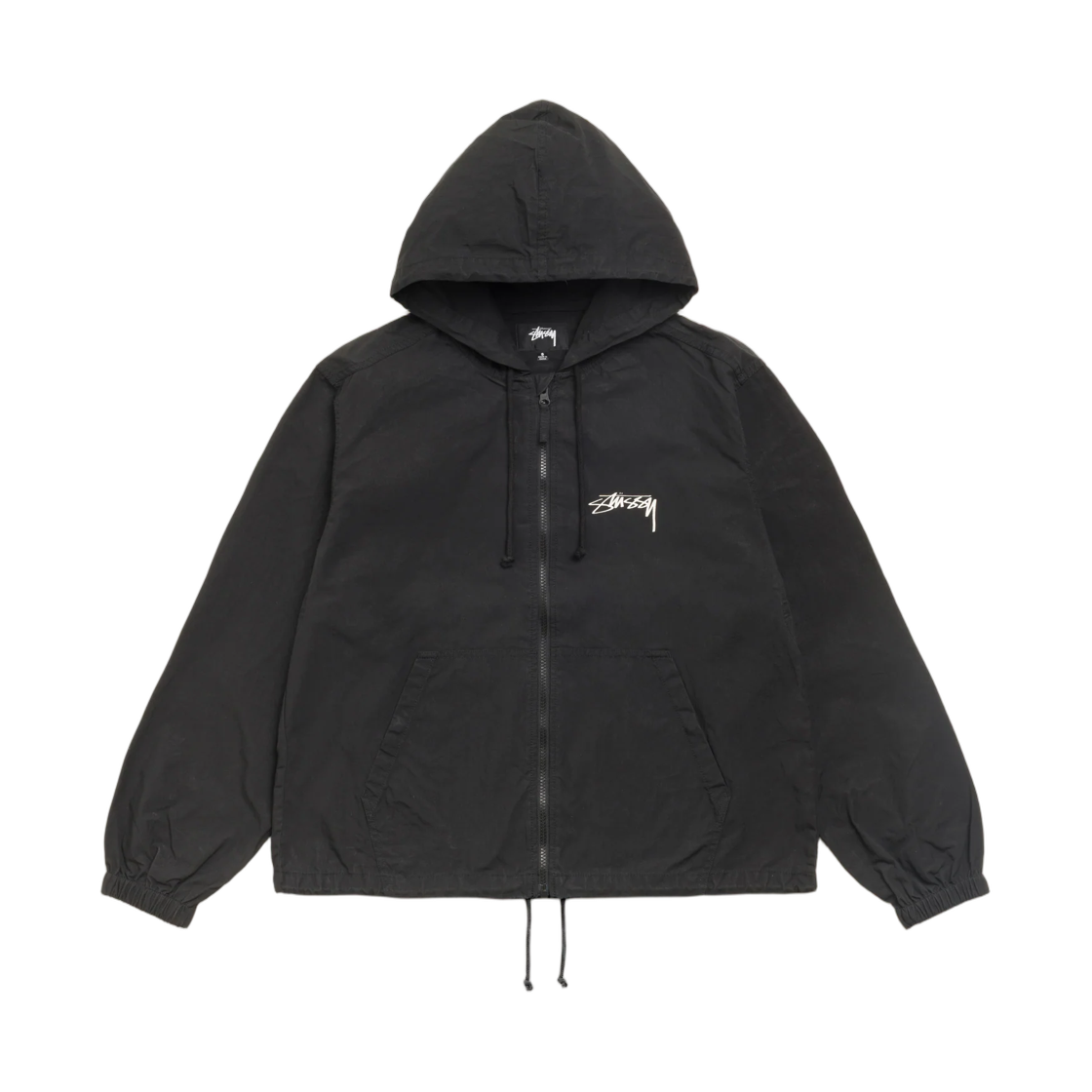 스투시 왁스드 코튼 비치 쉘 블랙(Stussy Waxed Cotton Beach Shell Black) - 2