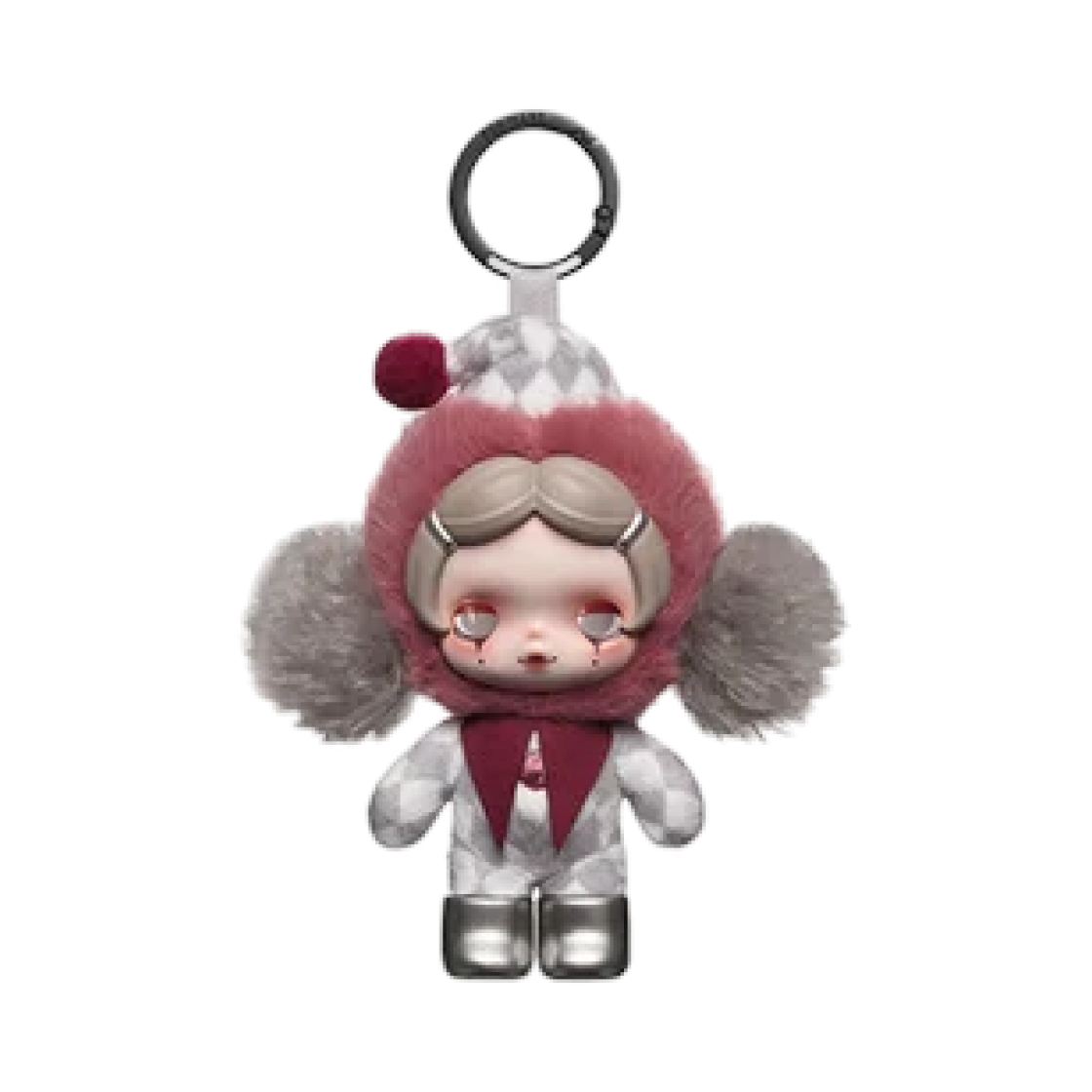 - Pop Mart Skullpanda Off Mode Series Plush Doll Pendant Mask Off (Opened Case)