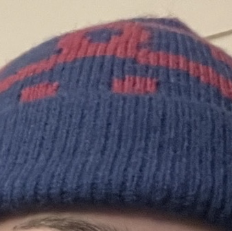 Stussy Big Link Cuff Beanie Navy 착용 스타일