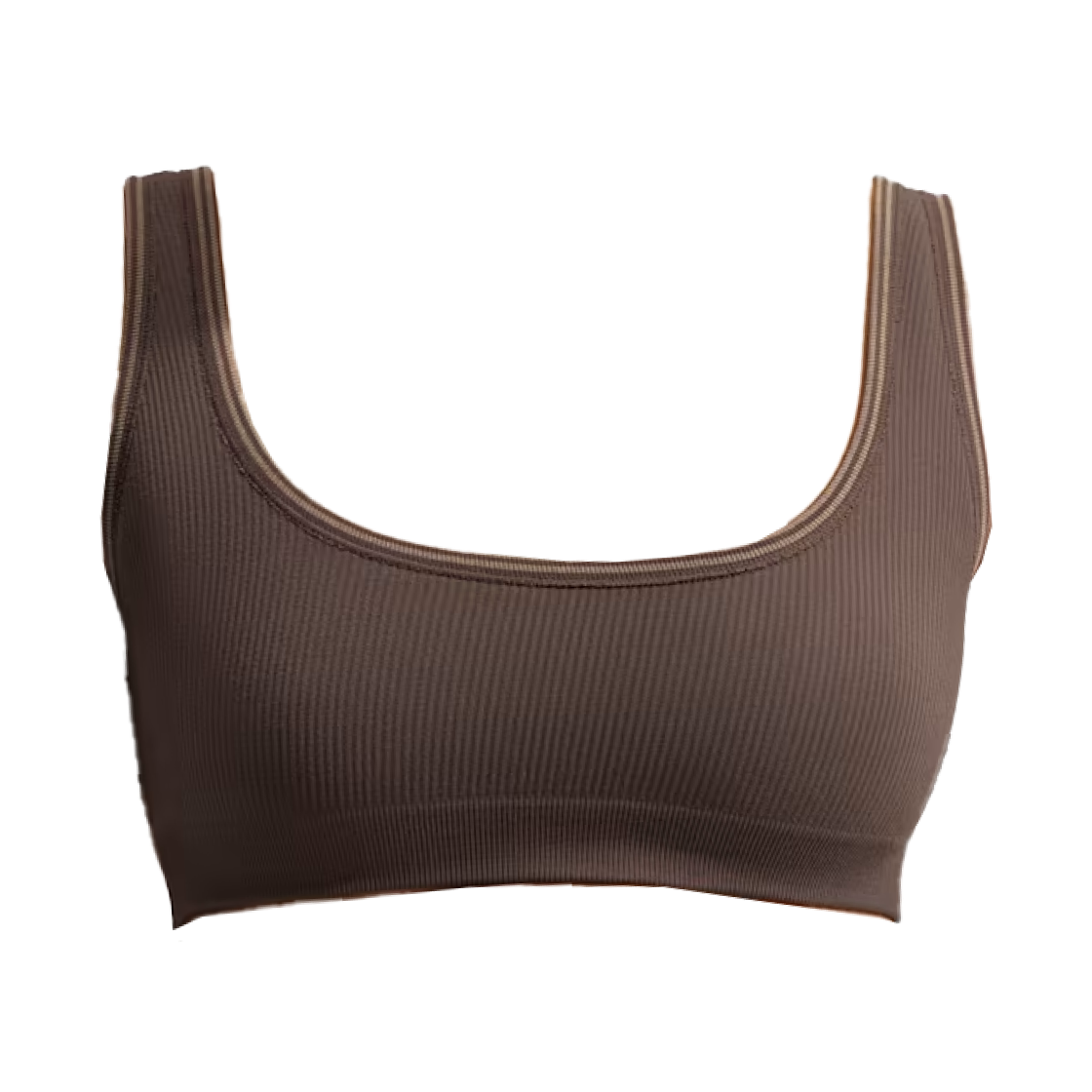 IR5061-249 (W) NikeSKIMS Ribbed Seamless Micro Scoop Neck Bra Phoenix Truffle