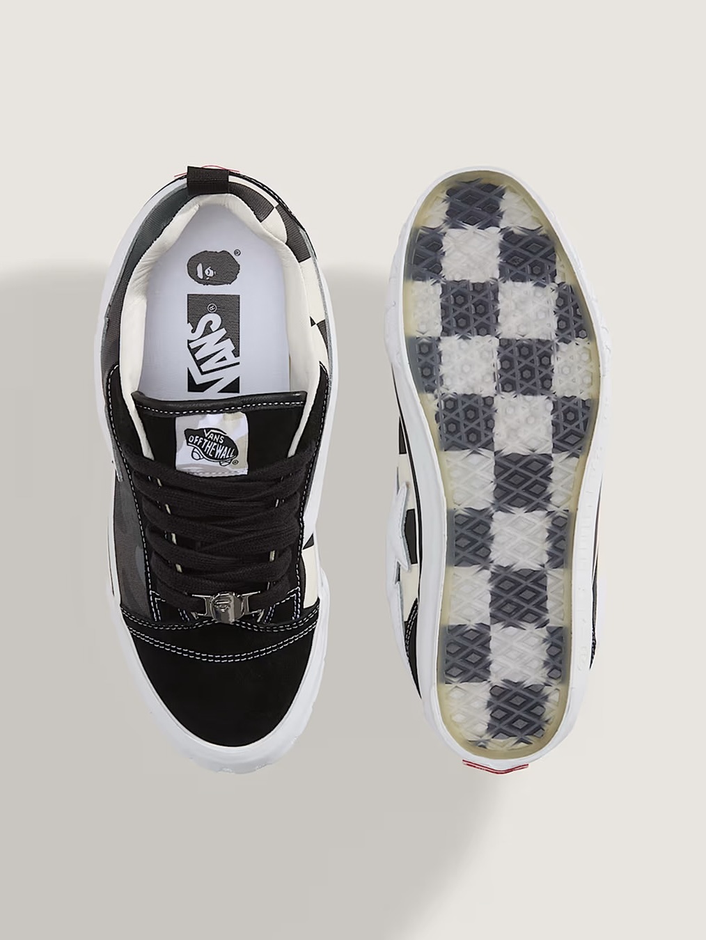 Vans x BAPE Premium Knu-Skool Camo Green, Vans x BAPE Premium Knu-Skool Camo Black 착용 스타일 - 5