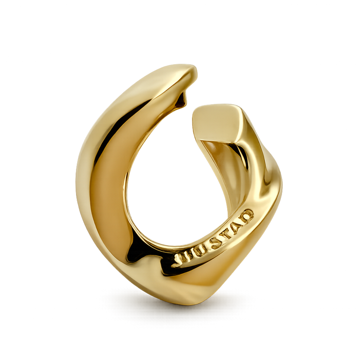 휴스타드 257 하트 골드 이어커프 _925 스털링 실버(HUSTAD 257 Heart Gold Eearcuff_ 925 Sterling silver) - 2