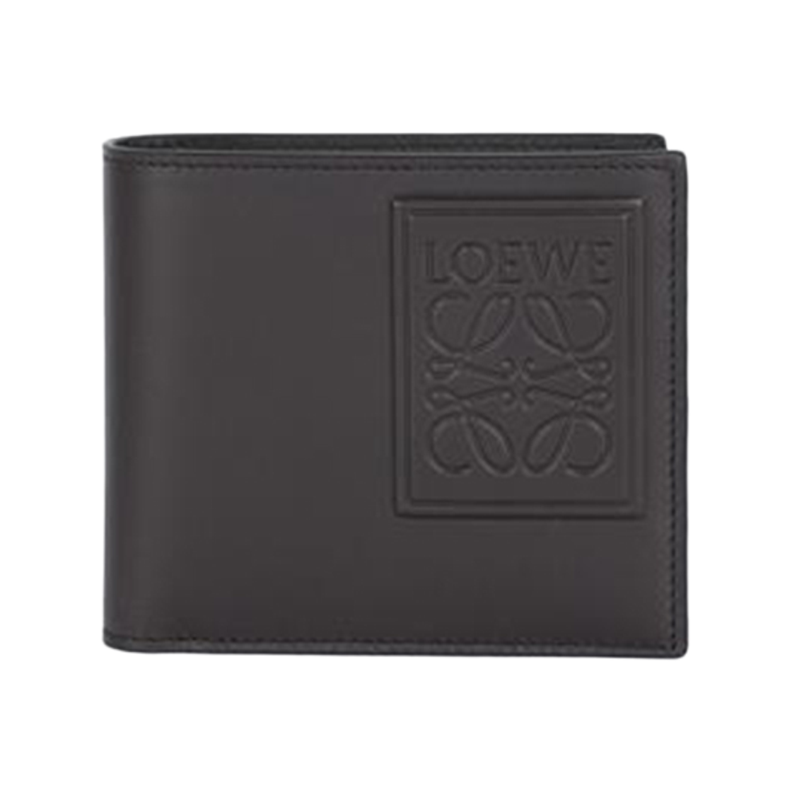 C565302X02 3110 [25% 쿠폰] Loewe Bifold Wallet in Satin Calfskin Dark Brown