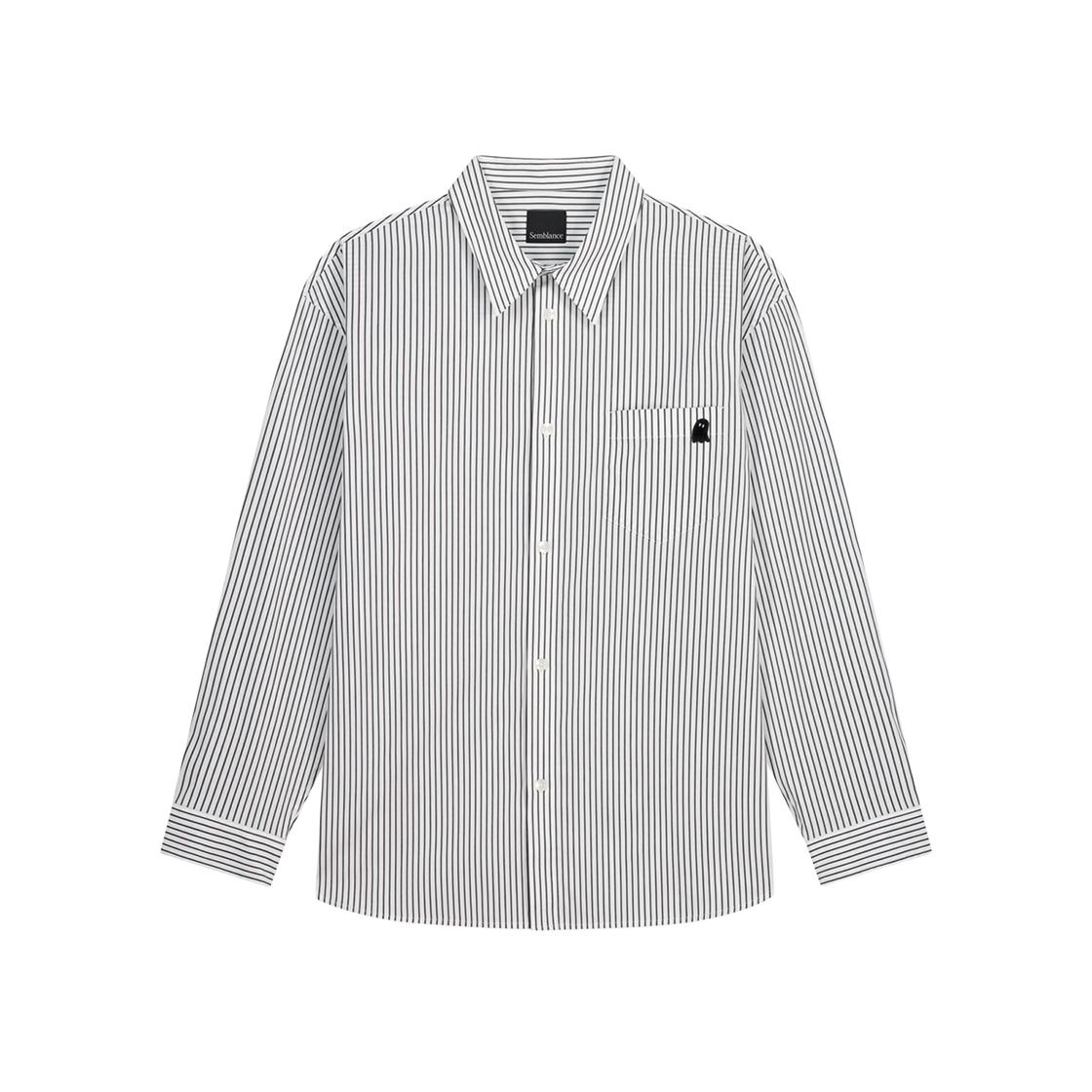 지오송지오 셈블런스 멀티 스트라이프 셔츠 블랙 ZI5SH804BK(ZIOSONGZIO SEMBLANCE Multi Stripe Shirt Black) - 1