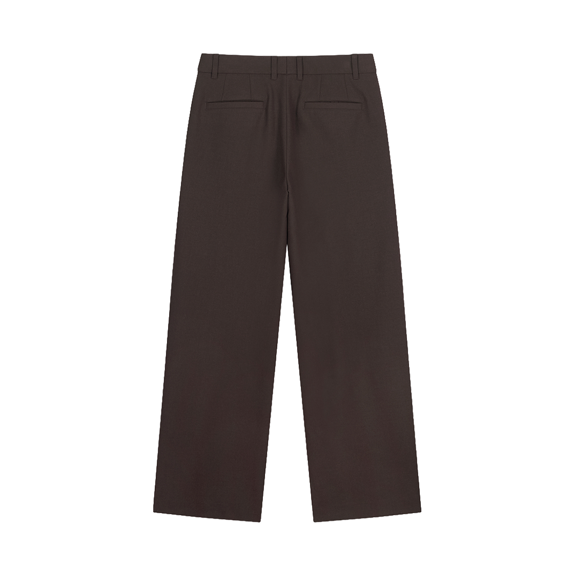 지오송지오 타임리스 와이드 투턱 팬츠 브라운 ZI5PT597BR(ZIOSONGZIO Timeless Wide Two Tuck Pants Brown) - 2