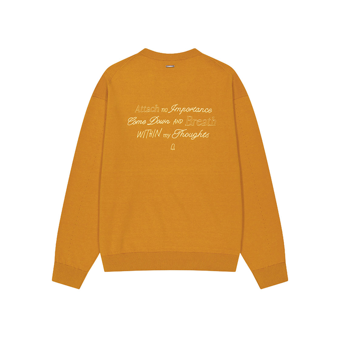 지오송지오 셈블런스 포에트리 텍스처드 크루넥 니트 옐로우 ZI5KT826YE(ZIOSONGZIO SEMBLANCE Poetry Textured Crewneck Knit Yellow) - 2