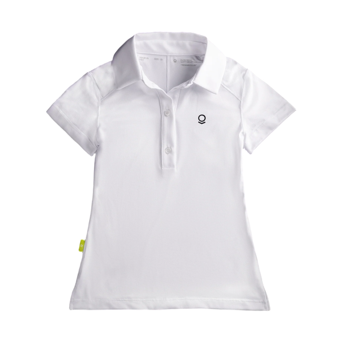 (W) 팔란티어 테니스 퍼포먼스 폴로 화이트((W) Palantir Tennis Performance Polo White) - 1