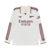 Adidas Arsenal 2025/26 3rd Long Sleeve Jersey Cloud White Team Coll Burgundy 2 - US Sizing (Non Marking Ver.)