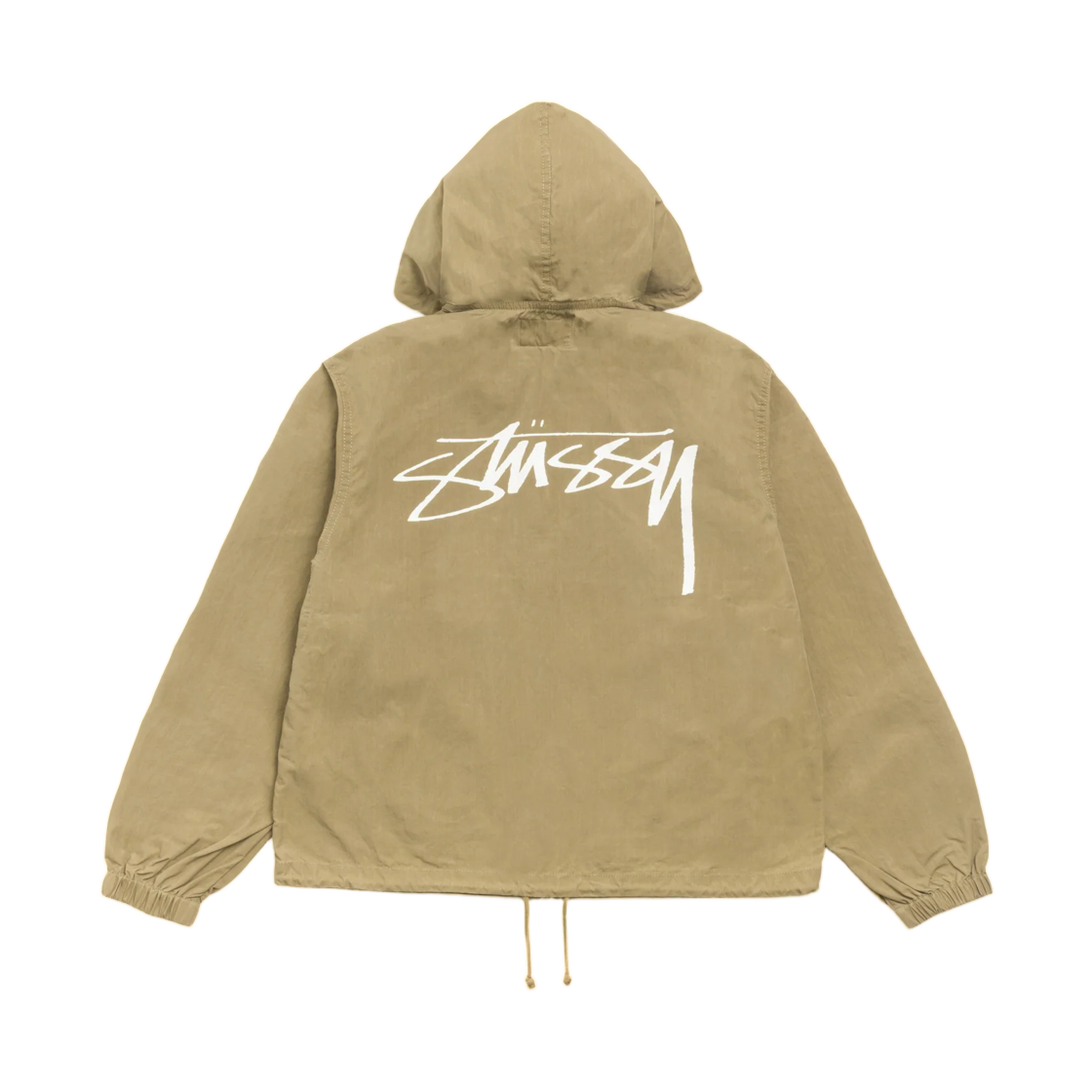 115951 Stussy Waxed Cotton Beach Shell Olive