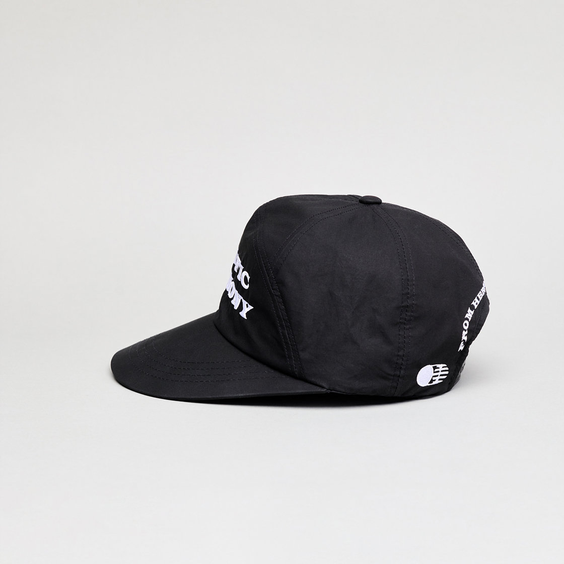 트래픽하모니 와이드 바이저 로고 볼캡 블랙(Traffic Harmony Wide Visor Logo Ball Cap Black) - 5