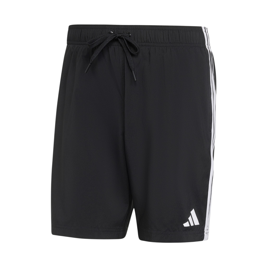 KG1675 Adidas 3-Stripes 8 Inch Swim Shorts Black White - KR Sizing