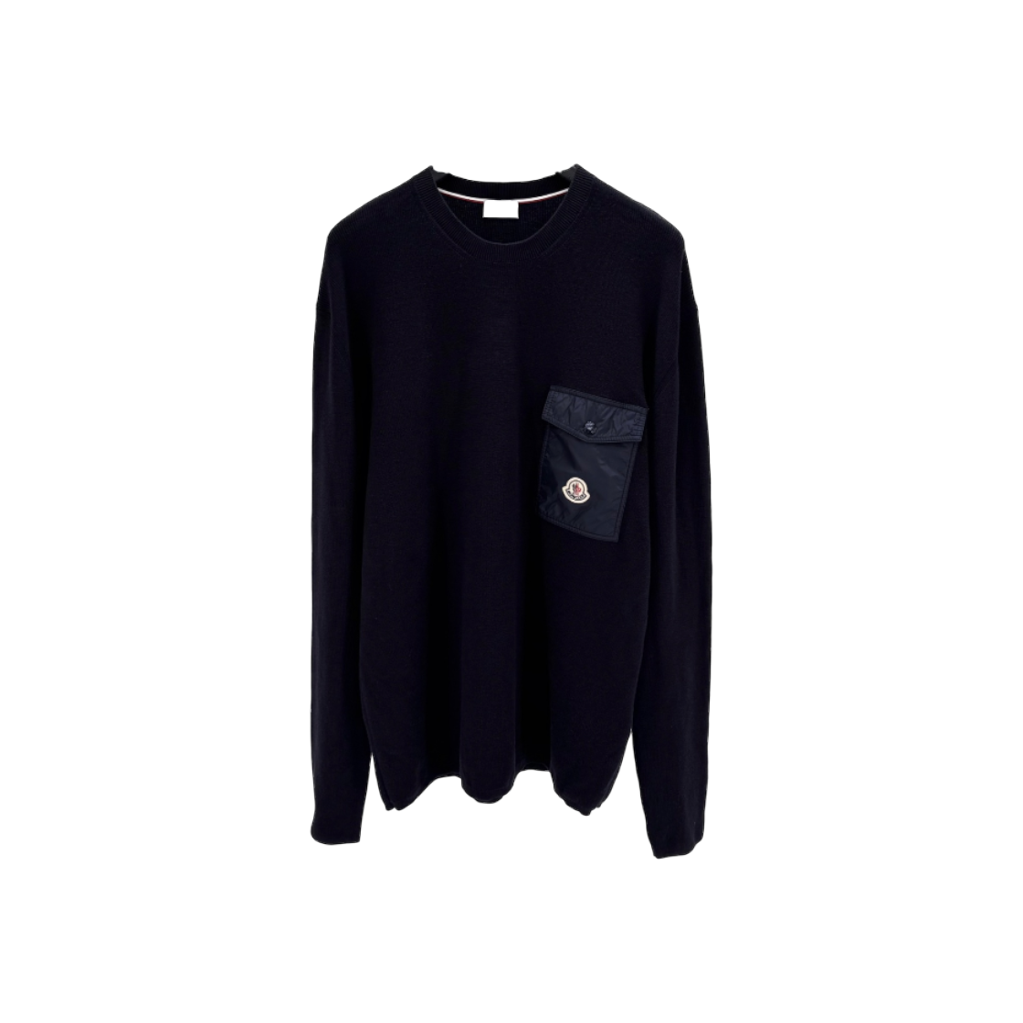 IT2BUKMJVL5K Moncler Logo Patch Long Sleeve Knit