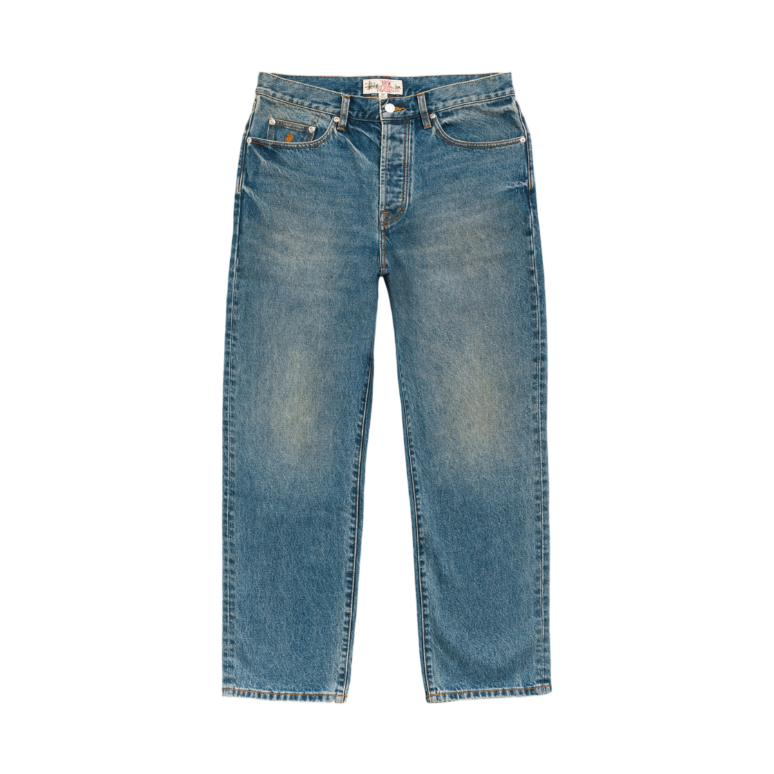 스투시 뉴 클래식 진 데님 다크 워시 인디고(Stussy New Classic Jean Denim Dark Wash Indigo) - 1