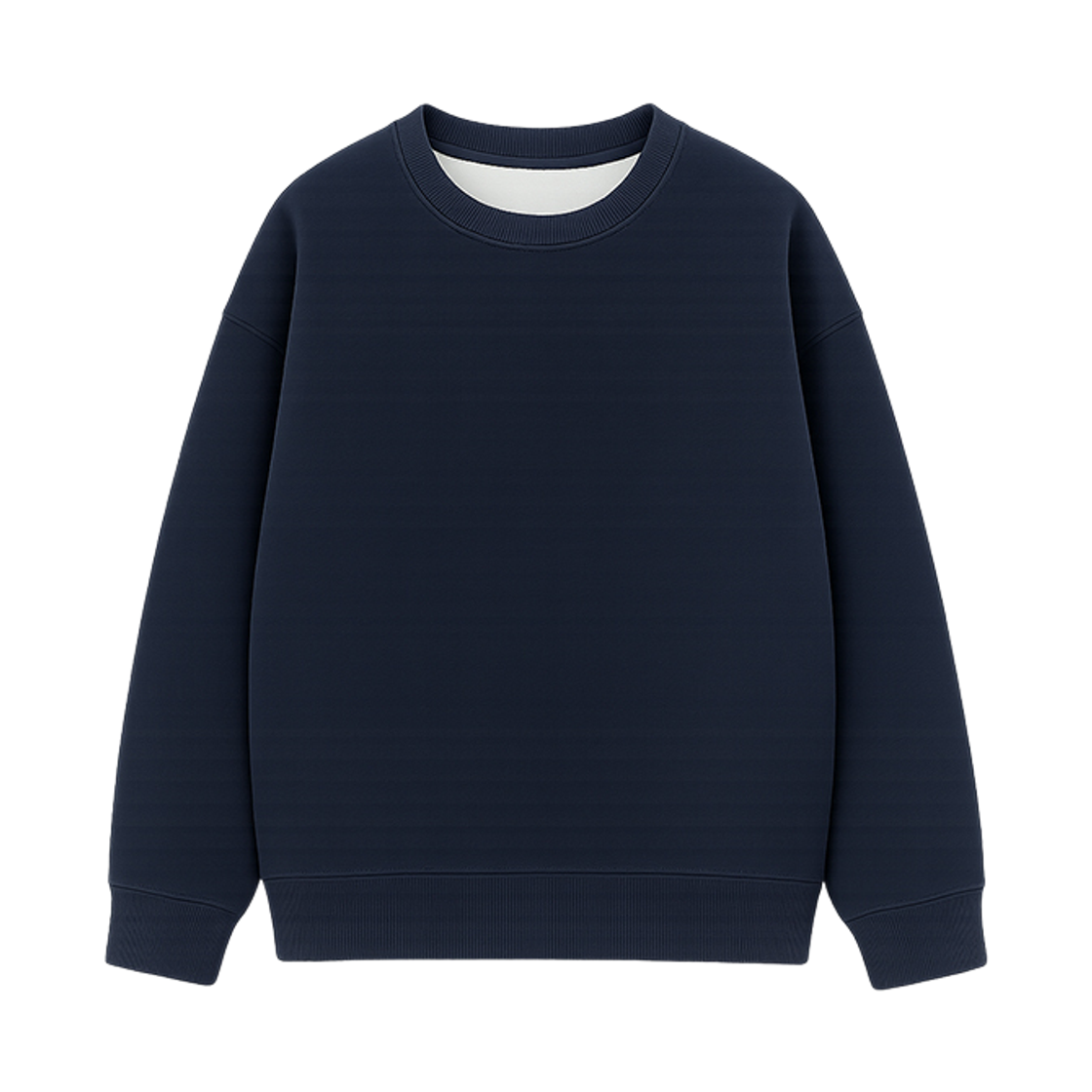 GCINCP001-네이비 GCLIP Essential Crew Neck Loose-Fit Sweat Sweatshirt T-Shirt Navy