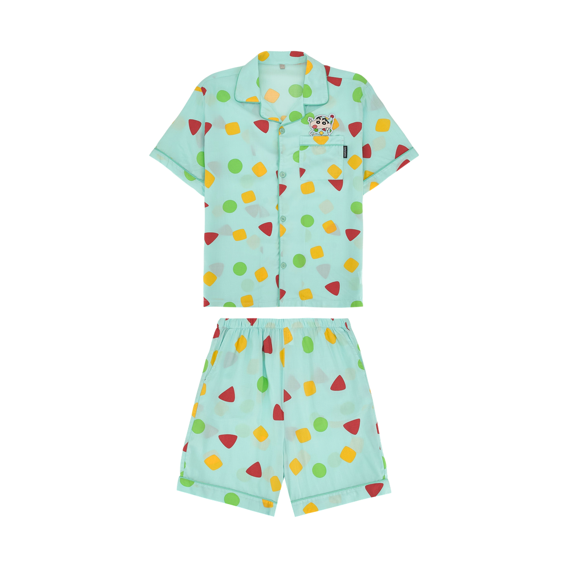 SPPG25U02 Spao x Shinchan Short Sleeve Pajamas Mint