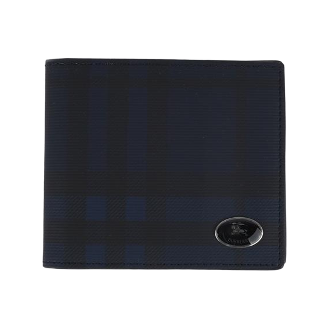 8114542 [25% 쿠폰] Burberry Check Bifold Wallet Navy