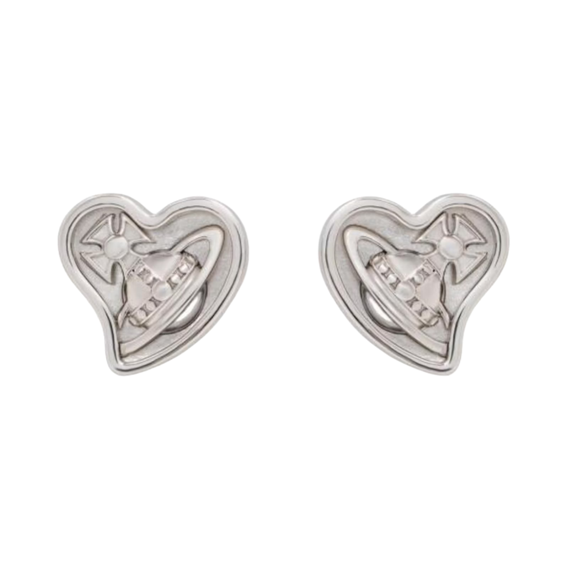 6201038D-01P019 Vivienne Westwood Faye Earrings Sliver