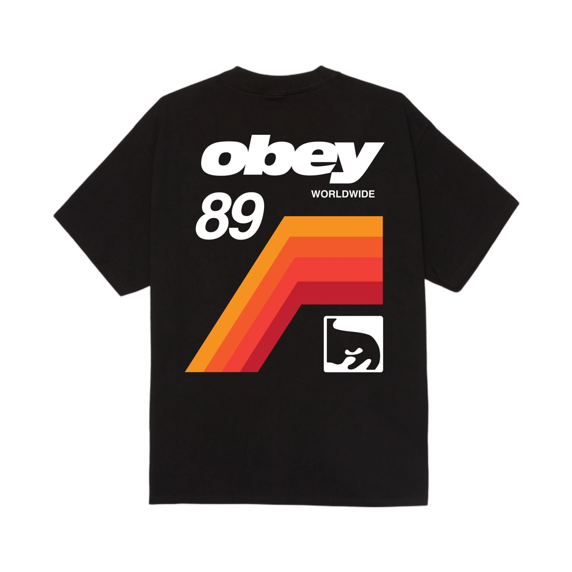 165264440 Obey VHS Classic T-Shirt Black