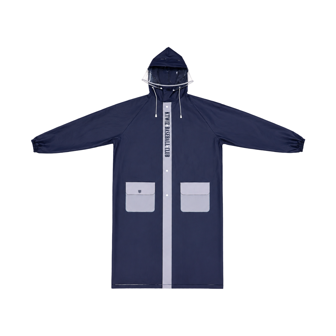 KT 위즈 x 원피스 우비 블랙(KT Wiz x One Piece Raincoat Black)