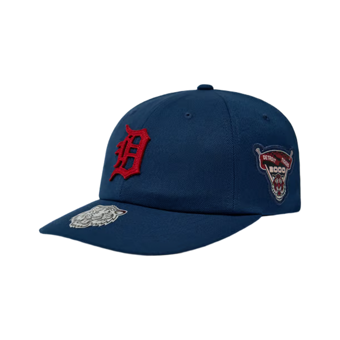 3ACPB296N-46NYM MLB Signature Patch Unstructured Ball Cap Detroit Tigers Navy