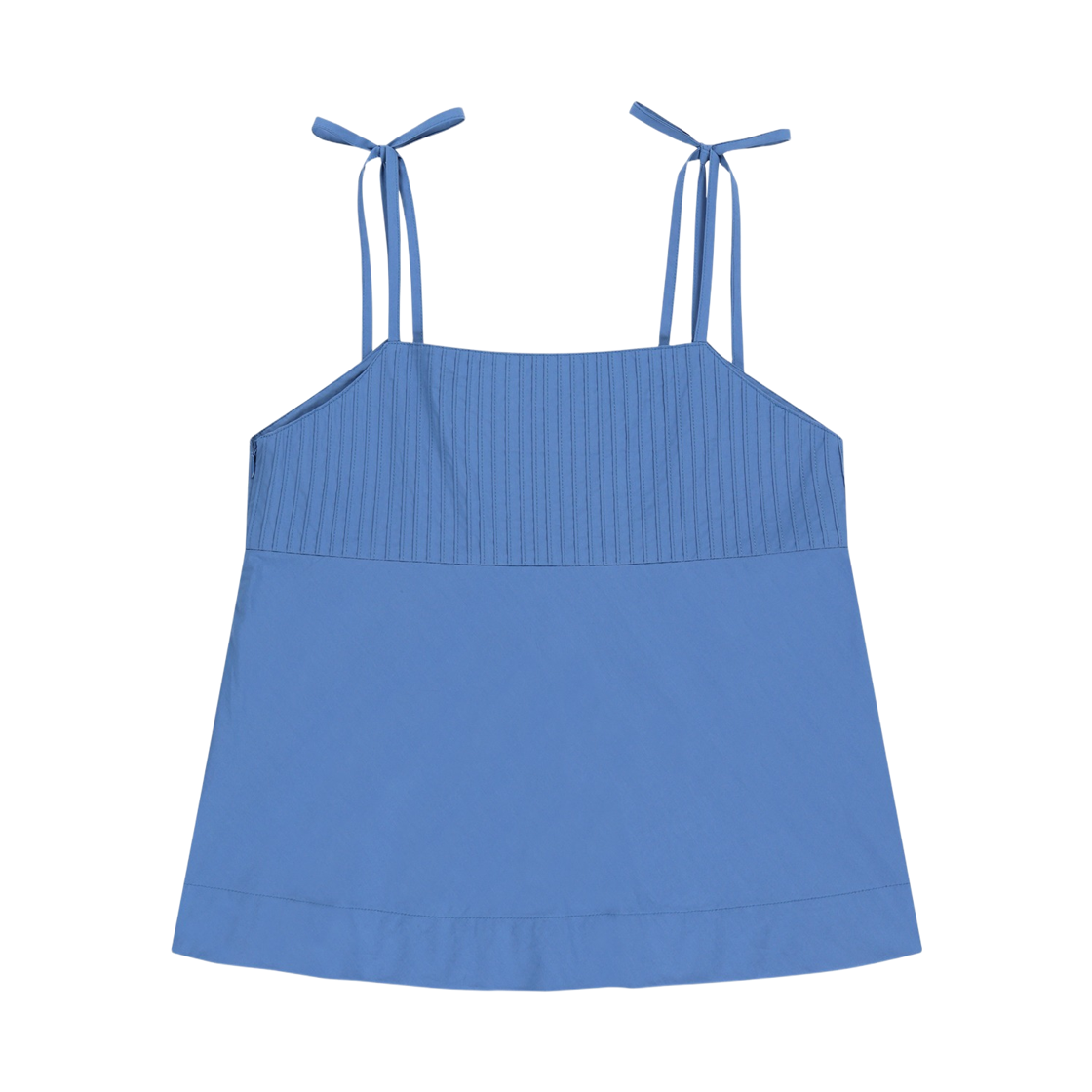 (W) 마리떼 프랑소와 저버 핀턱 캐미솔 블라우스 블루((W) Marithe Francois Girbaud Pintuck Camisole Blouse Blue) - 2