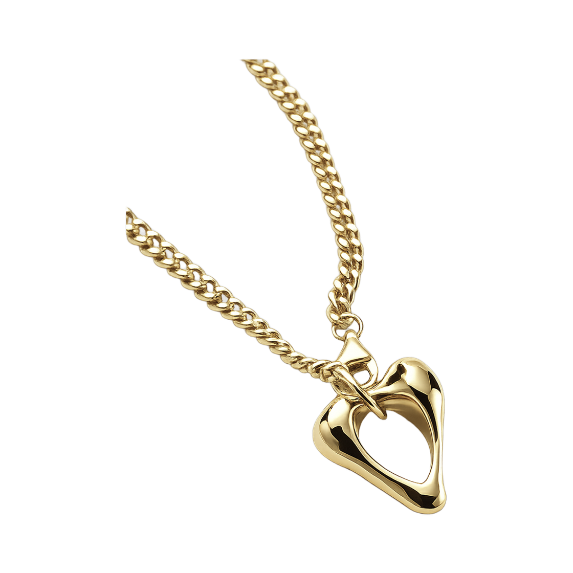 휴스타드 하트 골드 브레이슬렛 _ 925 스털링 실버(HUSTAD Heart Gold Bracelet_ 925 Sterling Silver) - 3