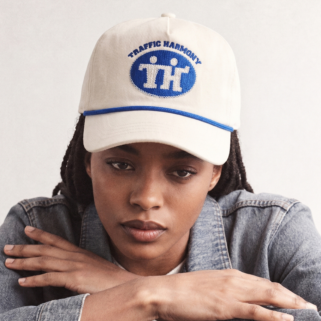 트래픽하모니 TH 사인 로고 로프 딥핏 볼캡 아이보리(Traffic Harmony TH Sign Logo Rope Deep Fit Ball Cap Ivory) - 3