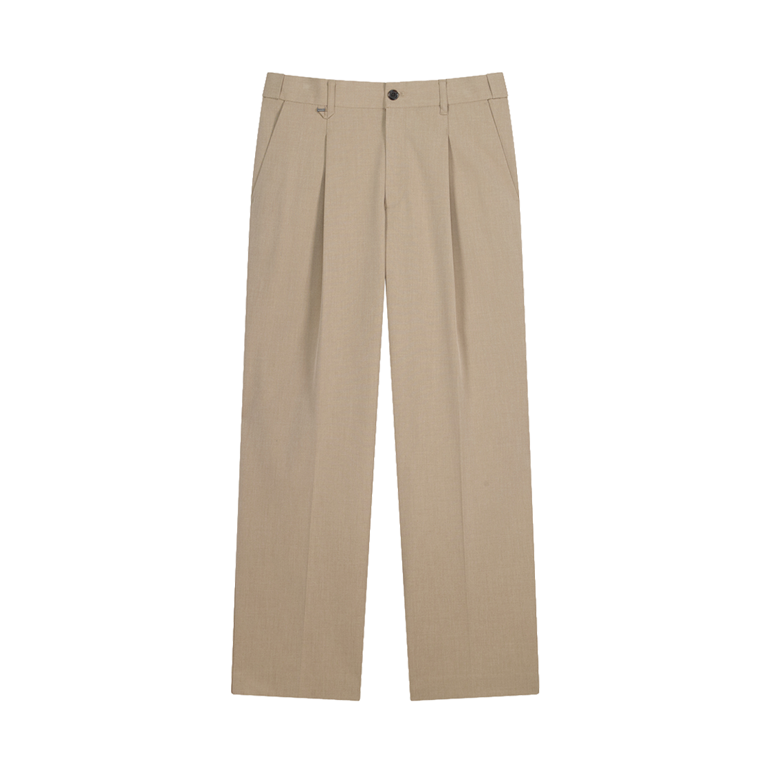 지오송지오 타임리스 세미와이드 원턱 팬츠 베이지 ZI5PT594BE(ZIOSONGZIO Timeless Semi Wide One Tuck Pants Beige) - 1