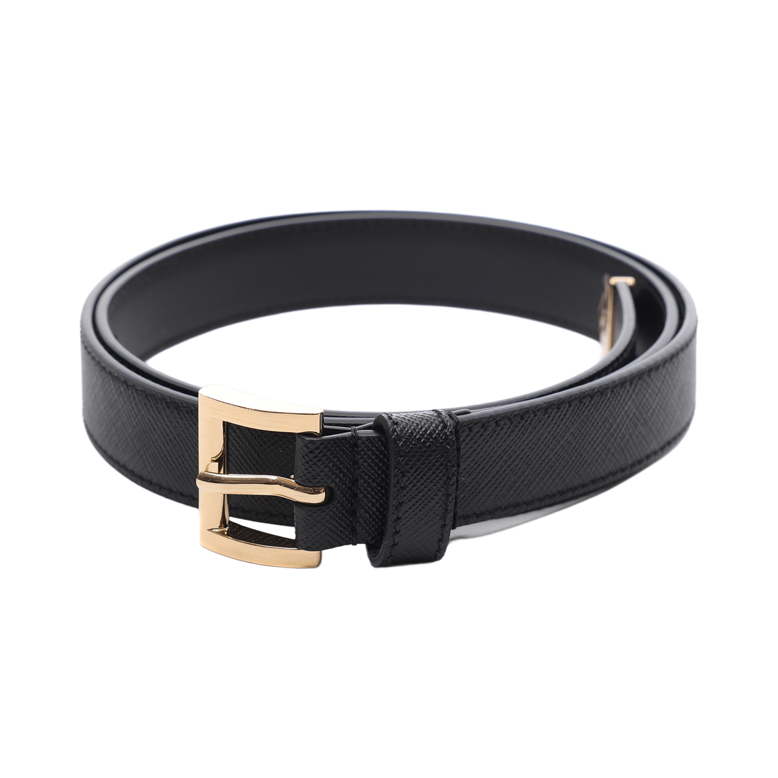 [25% 쿠폰] 프라다 사피아노 레더 벨트 블랙([25% 쿠폰] Prada Saffiano Leather Belt Black) - 3