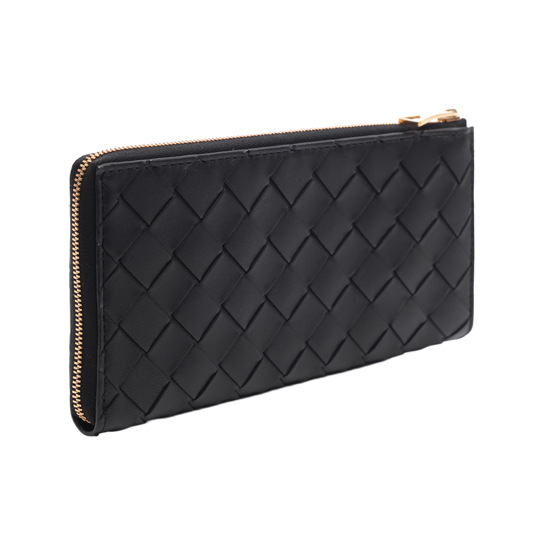 [25% 쿠폰] 보테가 베네타 인트레치아토 장지갑 블랙([25% 쿠폰] Bottega Veneta Intrecciato Long Wallet Black) - 3
