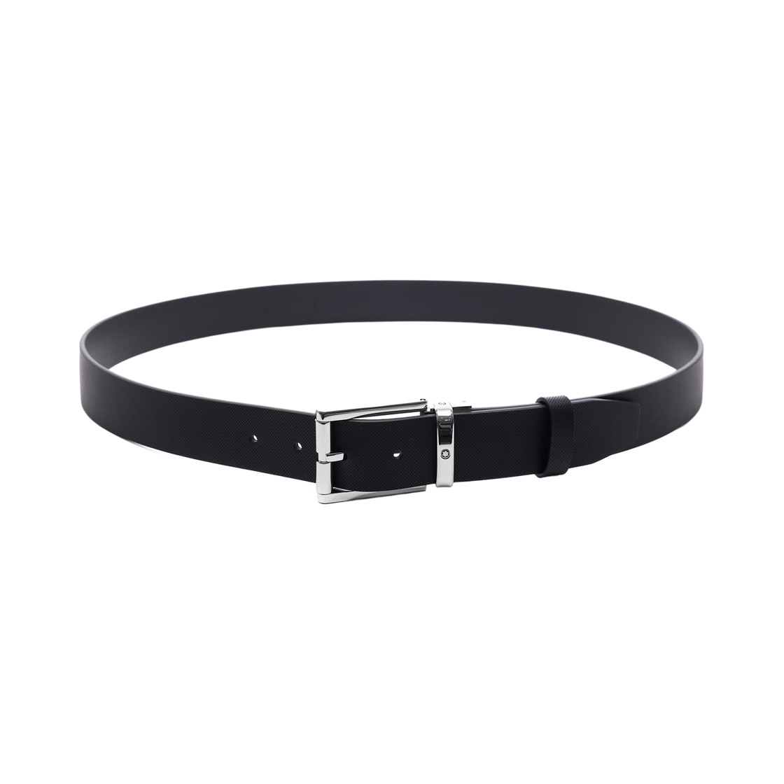 [25% 쿠폰] 몽블랑 렉탱귤러 롤링 핀 버클 35mm 레더 벨트 블랙([25% 쿠폰] Montblanc Rectangular Roller Pin Buckle 35mm Leather Belt Black) - 4