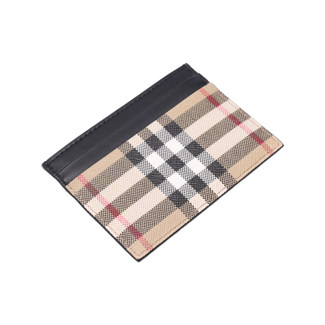 [25% 쿠폰] 버버리 빈티지 체크 레더 카드 케이스 아카이브 베이지([25% 쿠폰] Burberry Vintage Check and Leather Card Case Archive Beige) - 5
