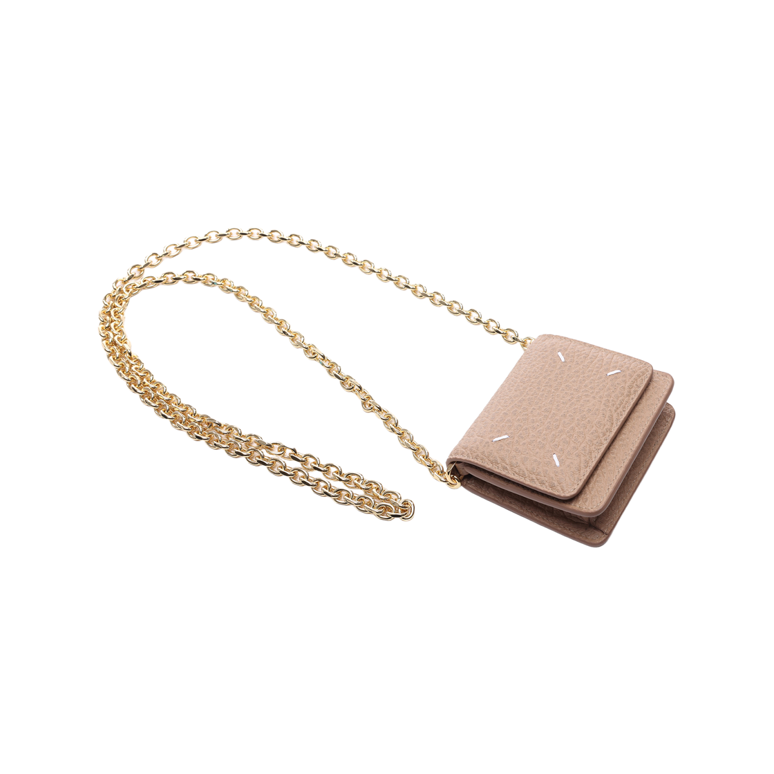 [25% 쿠폰] 메종 마르지엘라 스몰 레더 체인 월렛 머드 브라운([25% 쿠폰] Maison Margiela Small Leather Chain Wallet Mud Brown) - 5