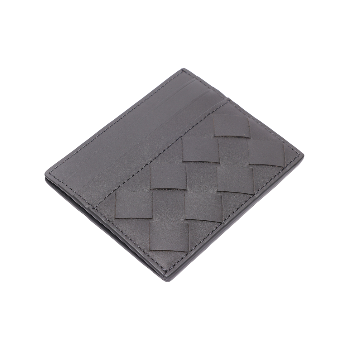 [25% 쿠폰] 보테가 베네타 카드 크레딧 카드 케이스 그레이([25% 쿠폰] Bottega Veneta Credit Card Case Grey) - 5