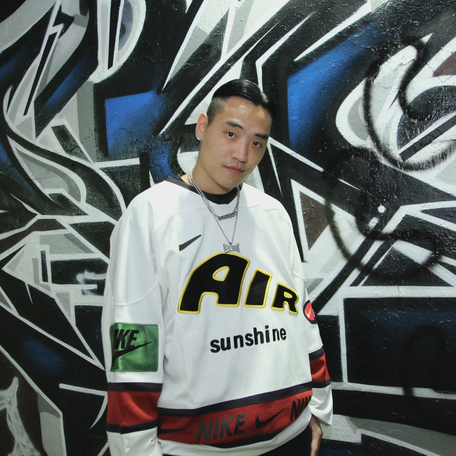 Nike x Cactus Plant Flea Market Hockey Jersey White 착용 스타일