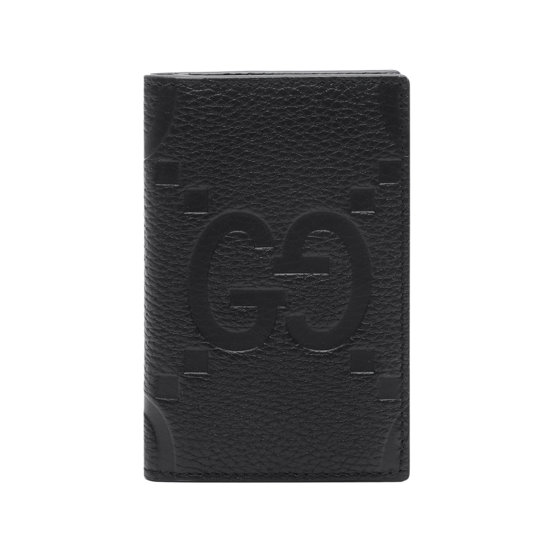 739478 AABY0 1000 25F [25% 쿠폰] Gucci Jumbo GG Card Case Black Leather