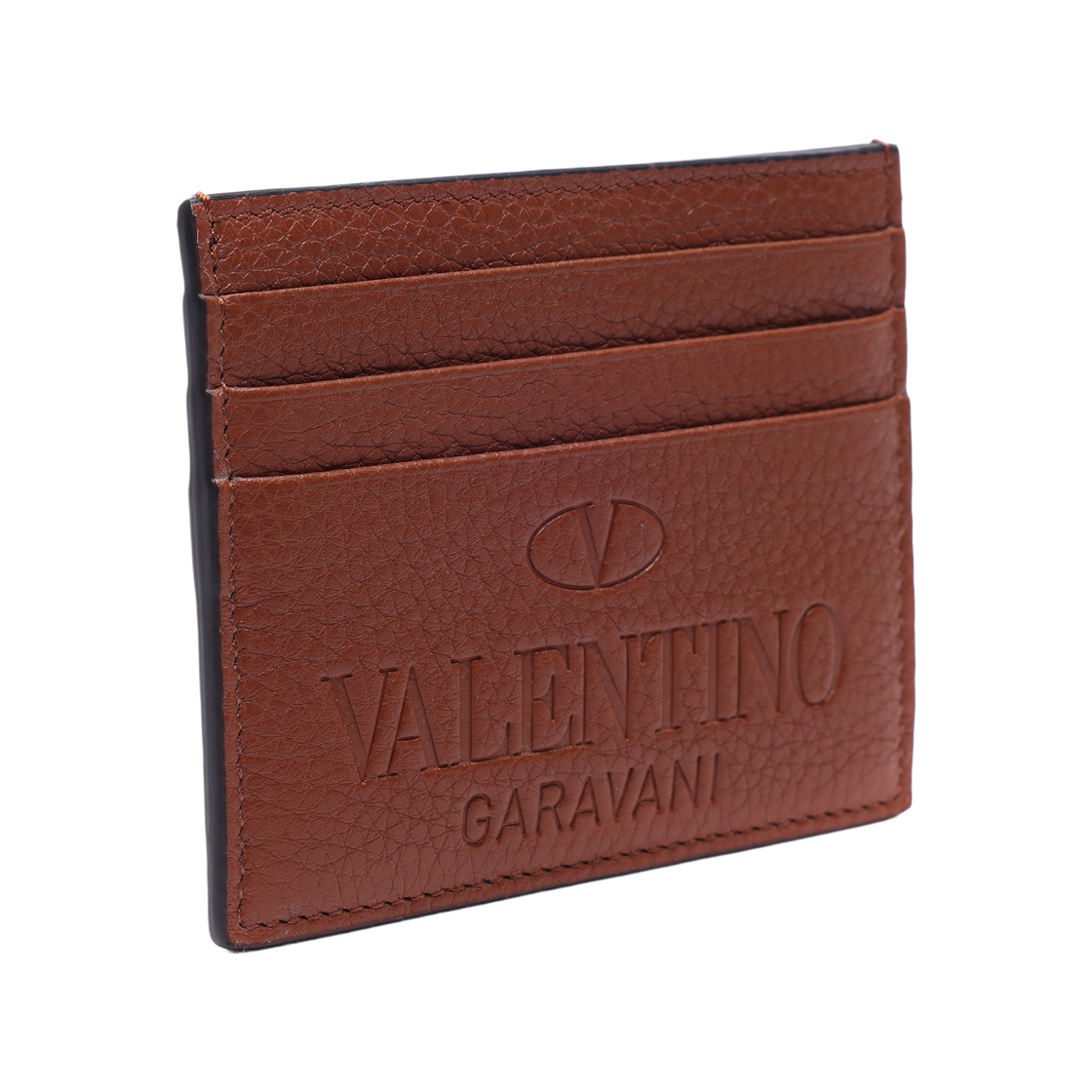 [25% 쿠폰] 발렌티노 가라바니 아이덴티티 카드 케이스 새들 브라운([25% 쿠폰] Valentino Garavani Identity Card Case Saddle Brown) - 3